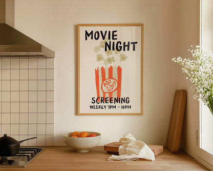 Movie Night Print