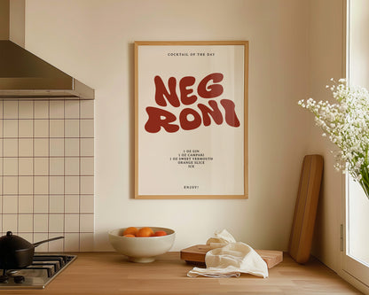 Negroni Recipe Print