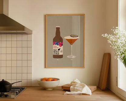 Old Mout Berries & Cherries & Pornstar Martini Print