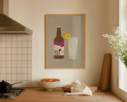 Old Mout & Vodka Lemonade Print