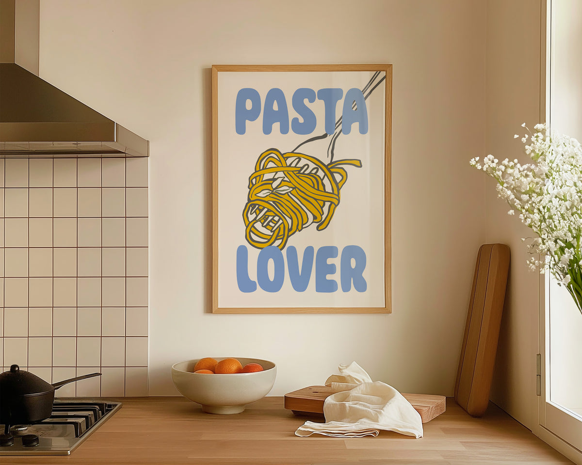 Pasta Lover Fork Print