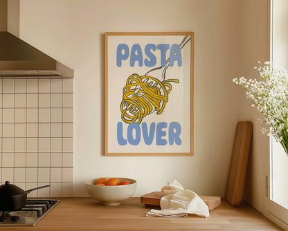 Pasta Lover Fork Print