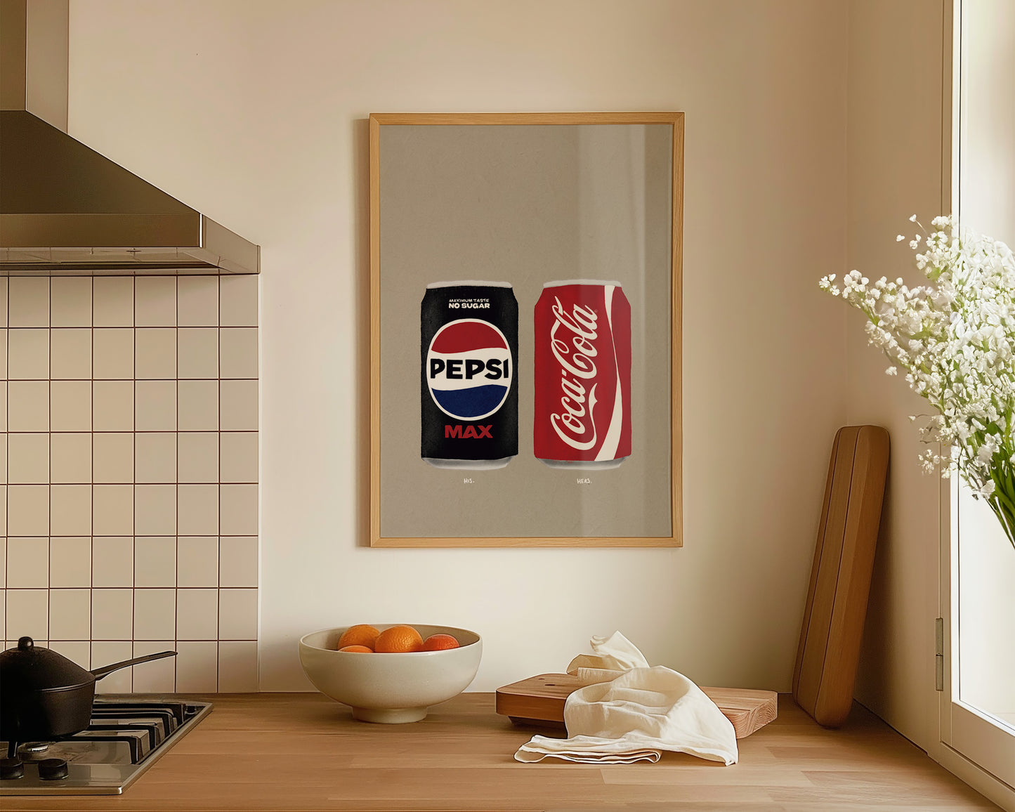 Pepsi Max & Coke Print