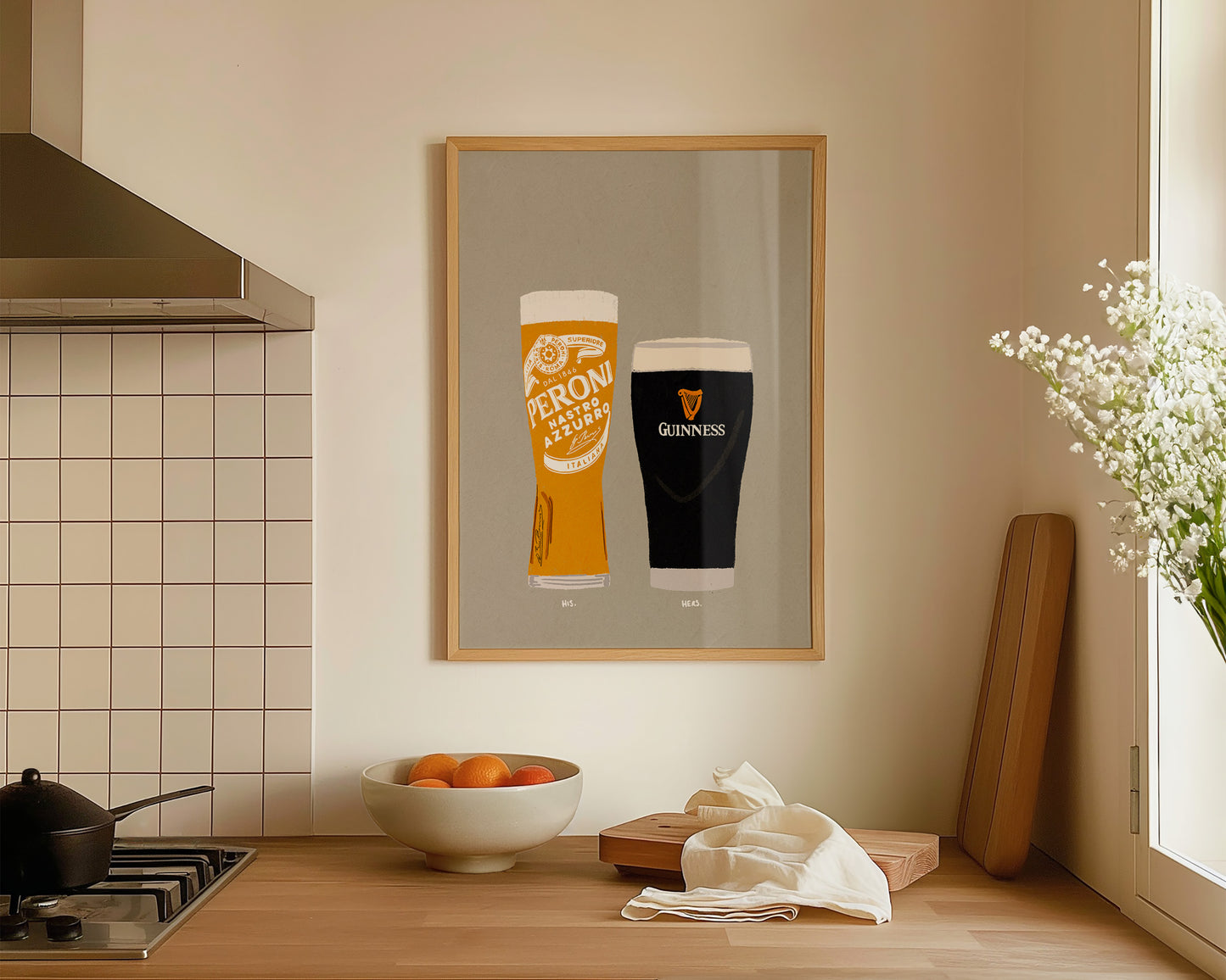 Peroni & Guinness Print