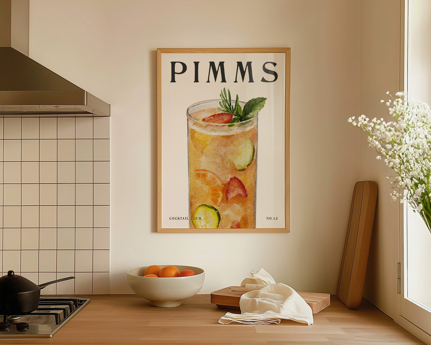 Pimms Cocktail Print