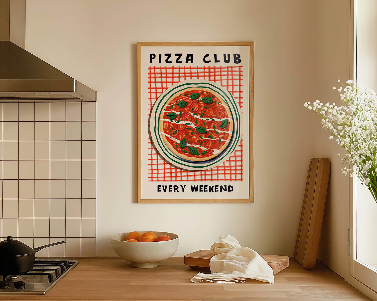 Pizza Club Italy Print