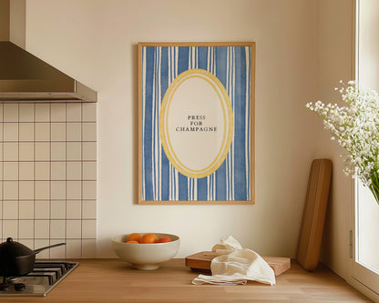 Press For Champagne Print