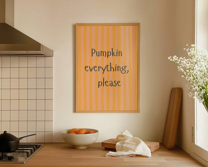Pumpkin Everything Print