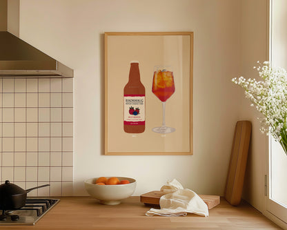 Rekorderlig & Aperol Spritz Print