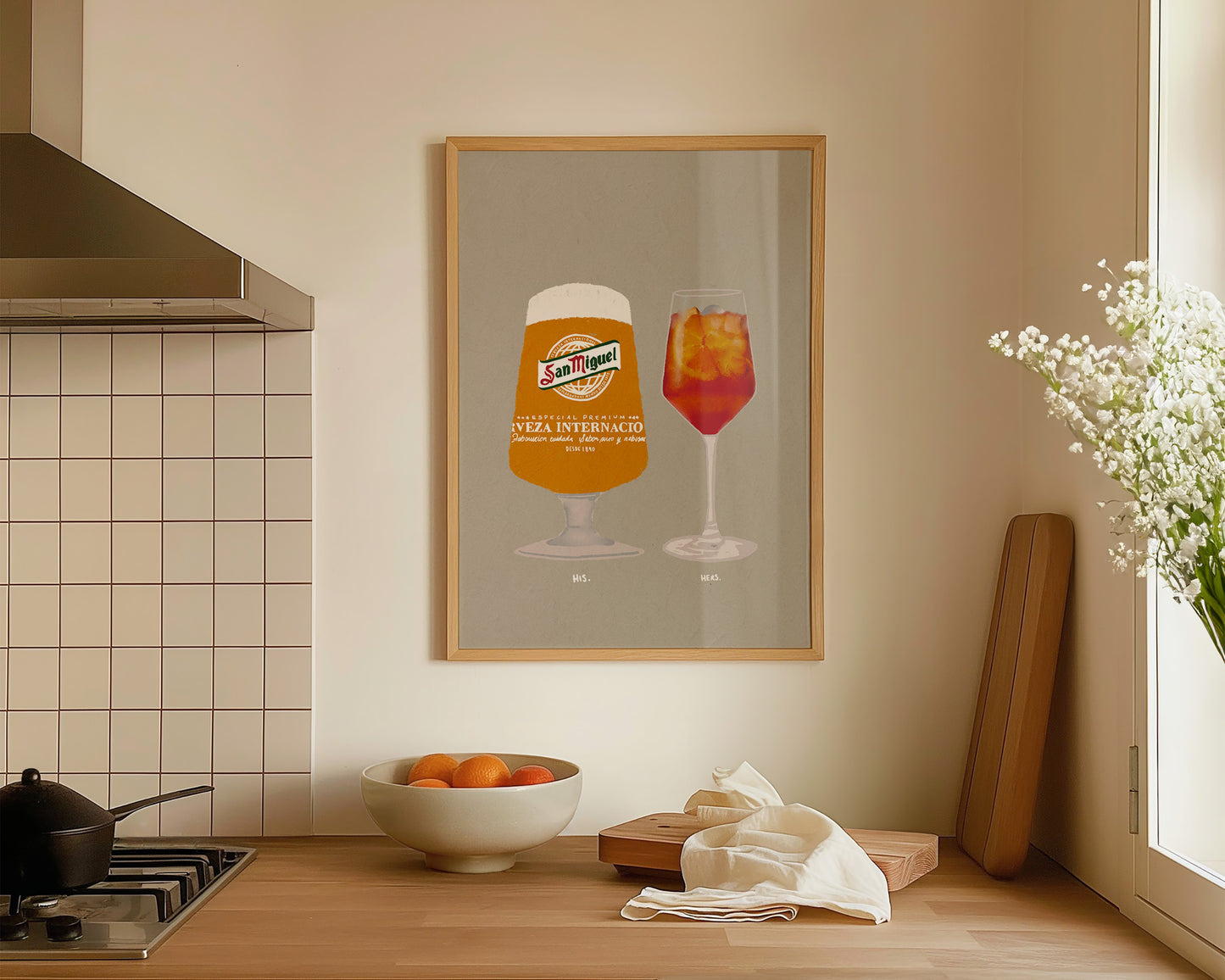 San Miguel & Aperol Spritz Print