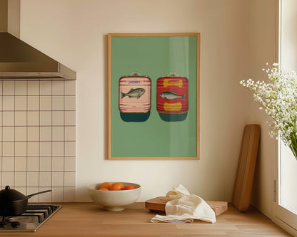 Sardines & Anchovies Art Wall Art Print