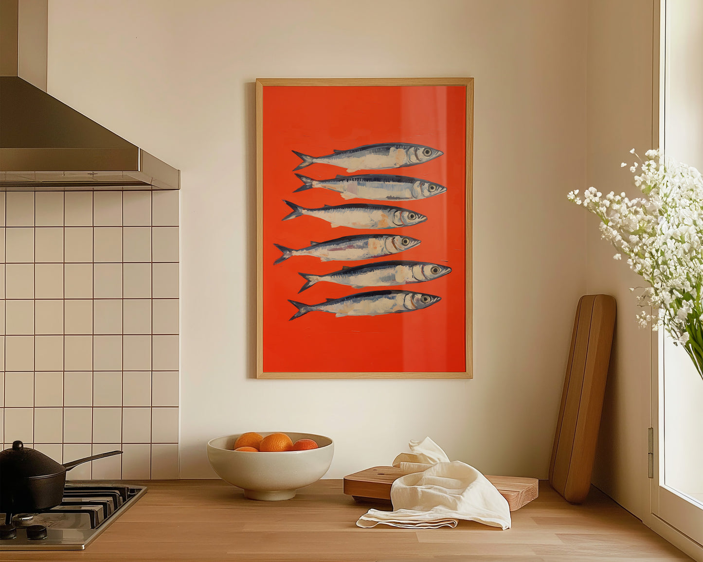 Red Sardines Print