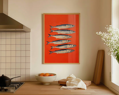Red Sardines Print