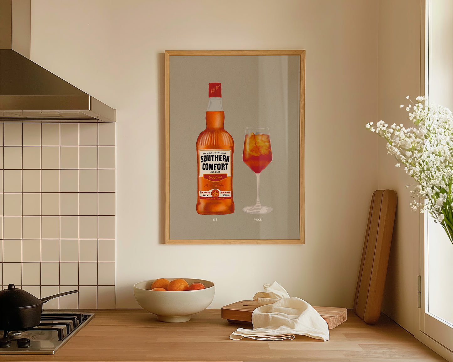 Southern Comfort & Aperol Spritz Print