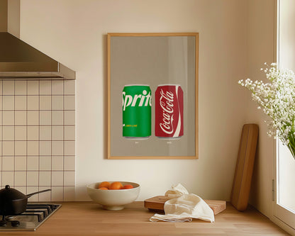 Sprite & Coke Print