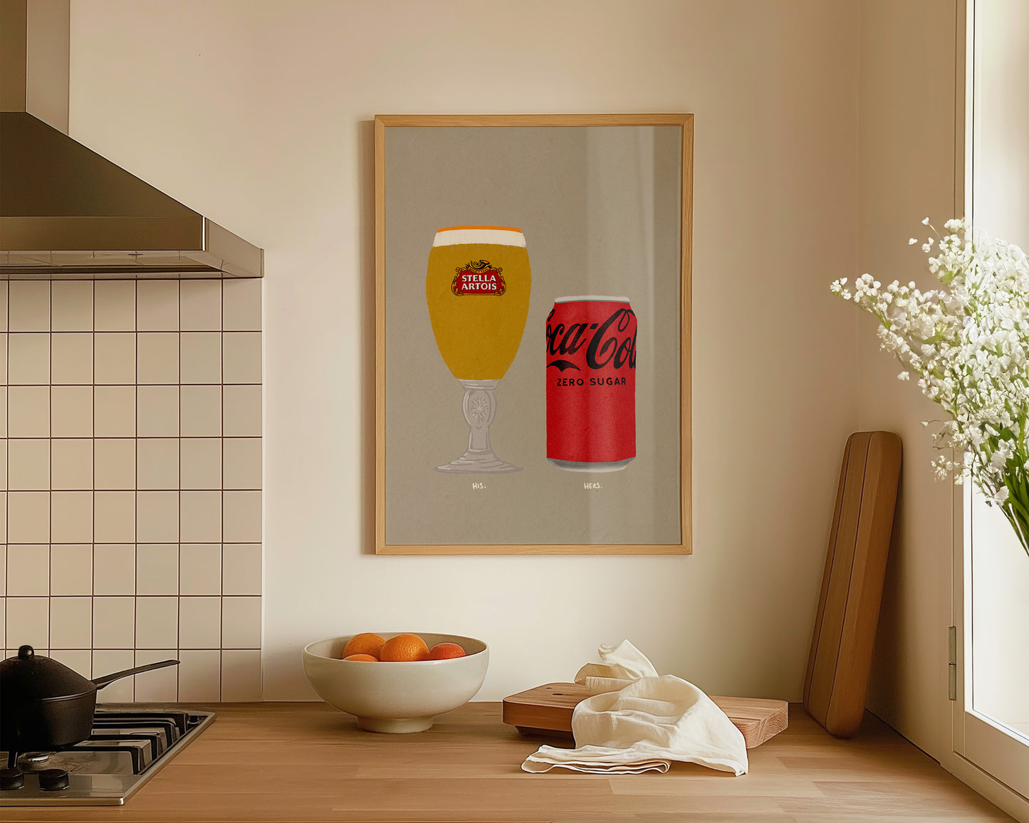 Stella & Coke Zero Print