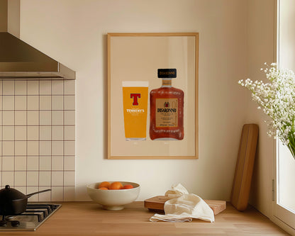 Tennent's & Disaronno Print