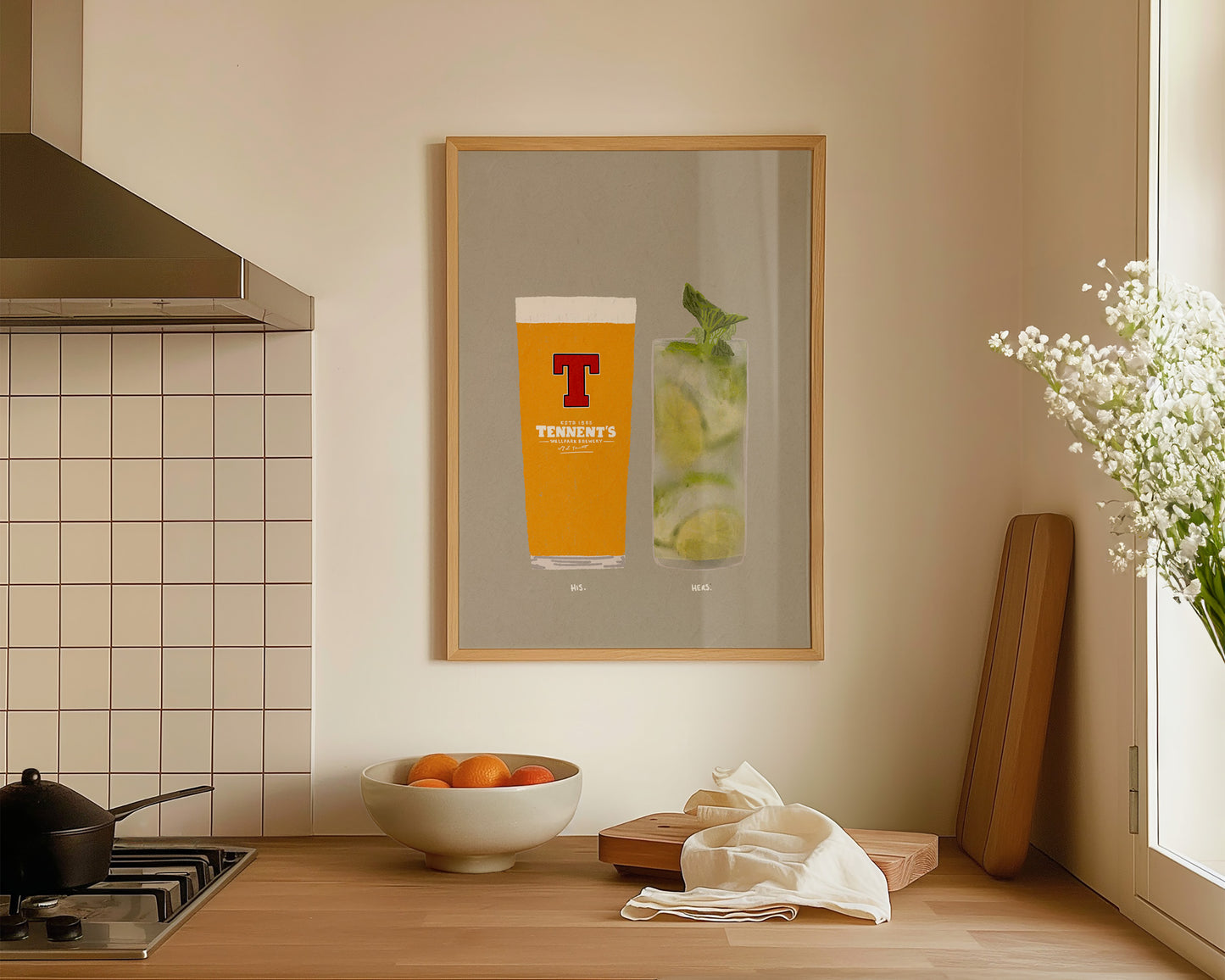 Tennent's & Mojito Print