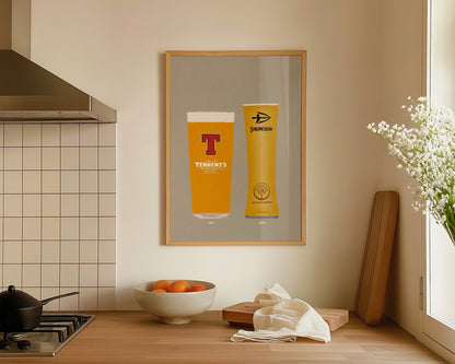 Tennent's & Strongbow Print