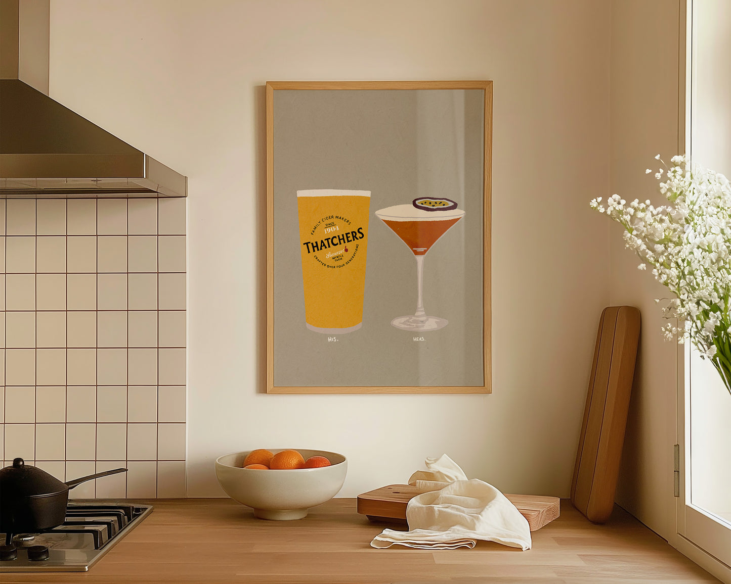Thatchers & Pornstar Martini Print