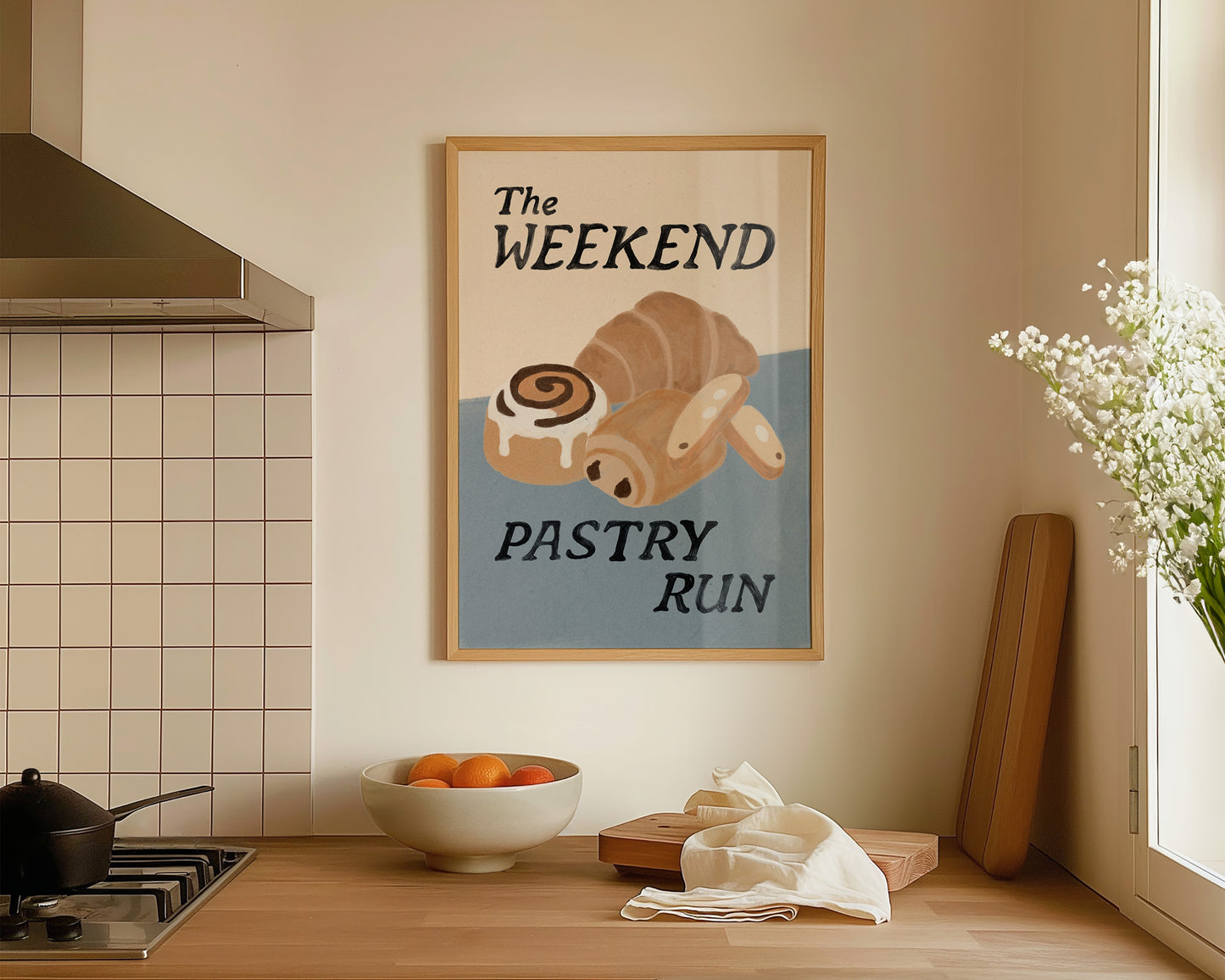 The Weekend Pastry Run Print