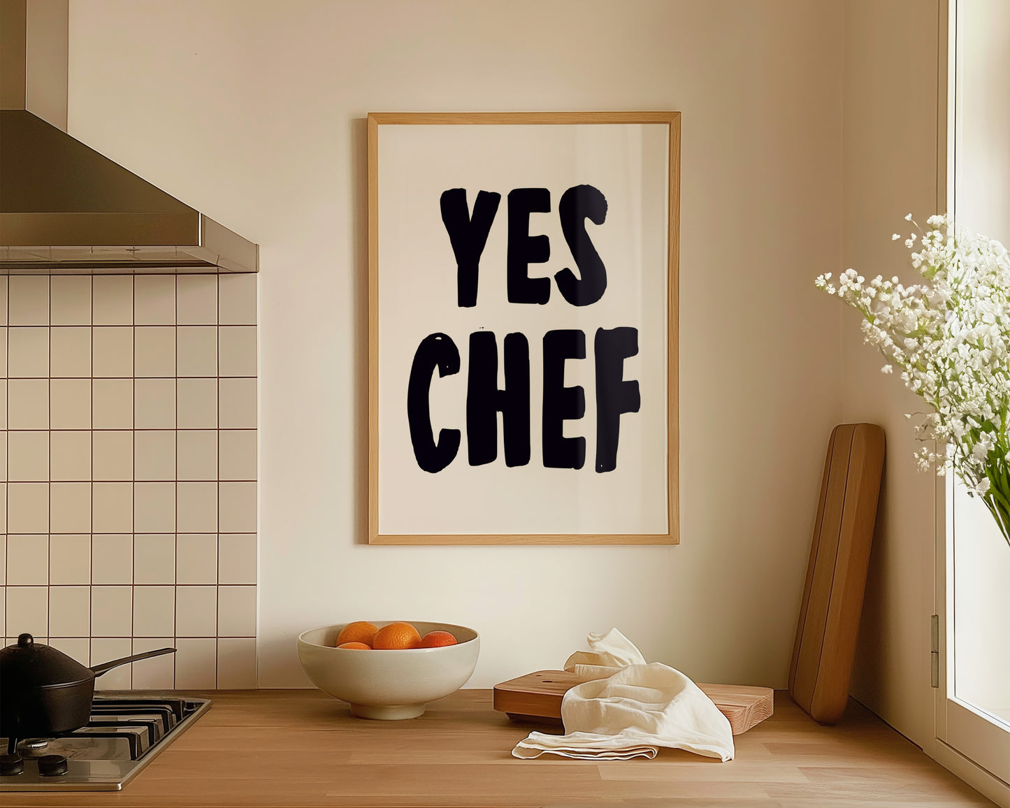 Yes Chef Print