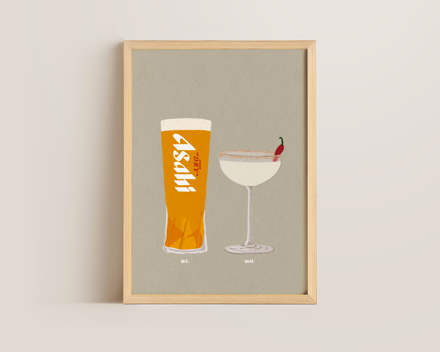 Asahi & Spicy Marg Print