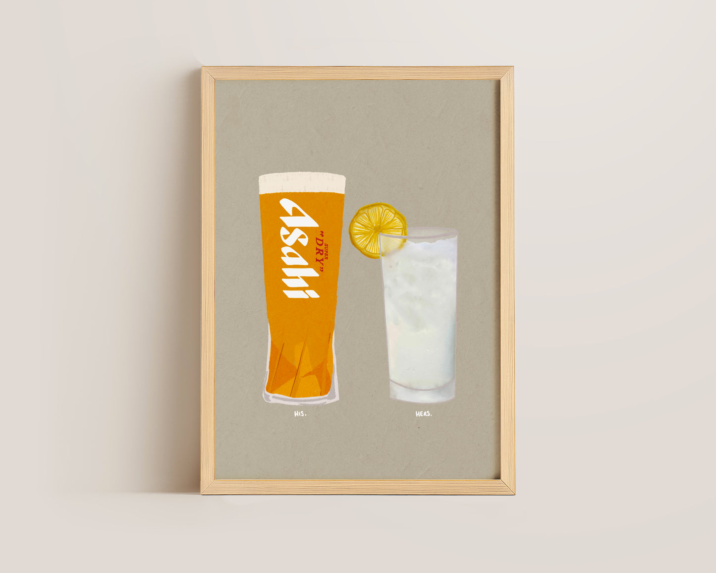 Asahi & Vodka Lemonade Print