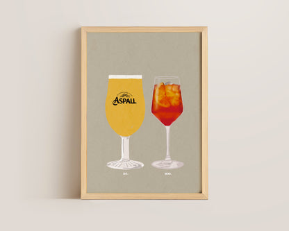 Aspall & Aperol Spritz Print