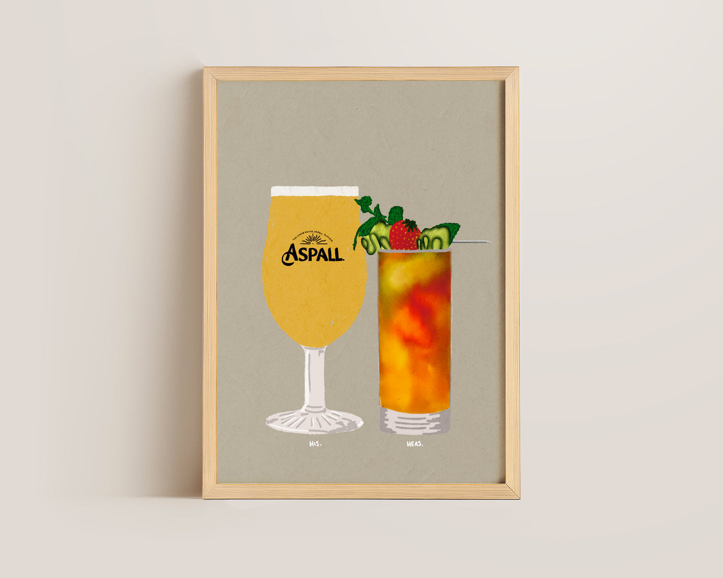 Aspall & Pimms Print