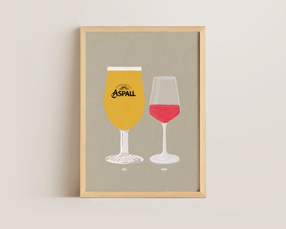 Aspall & Rose Print