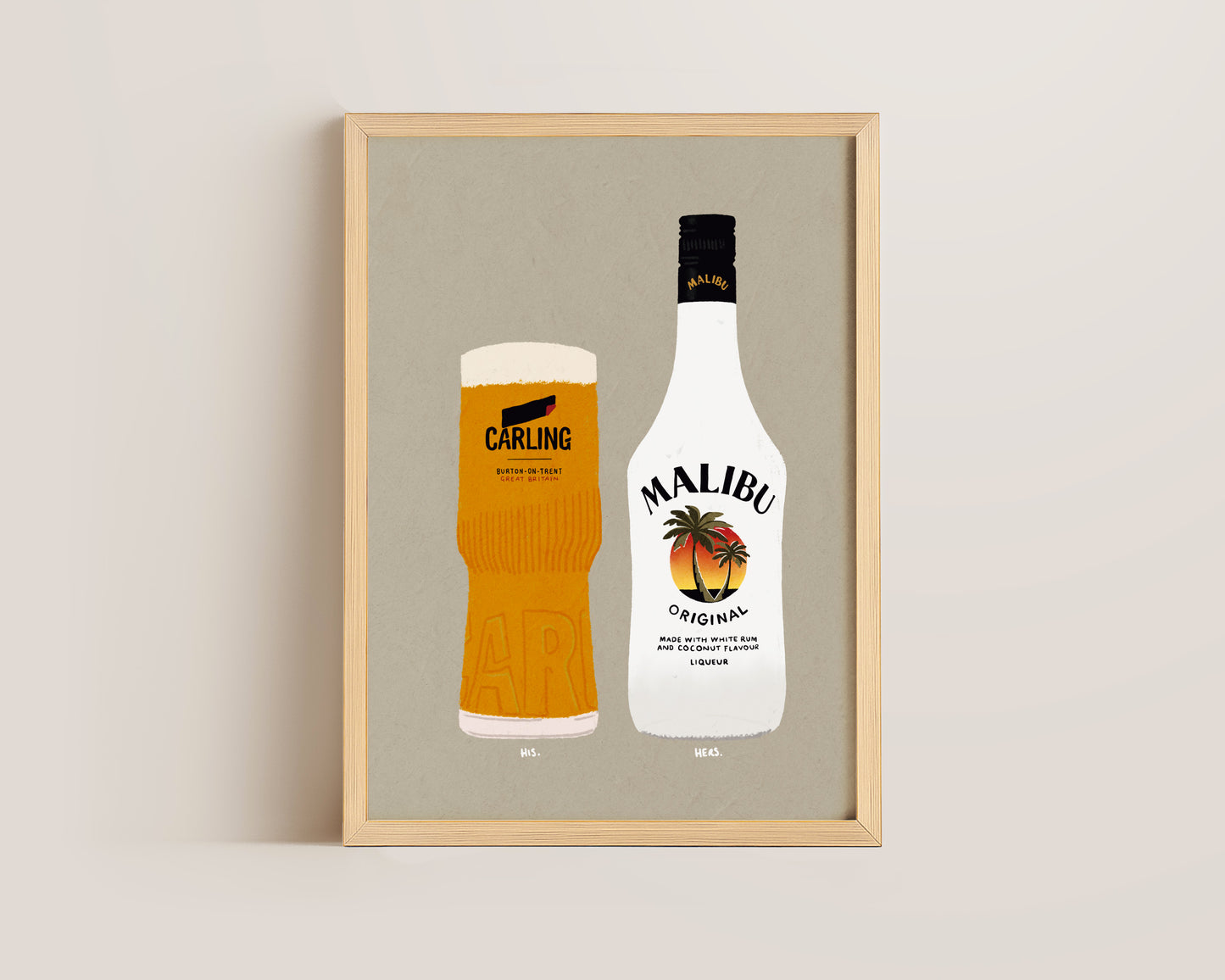 Carling & Malibu Print