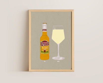 Desperados & White Wine Print