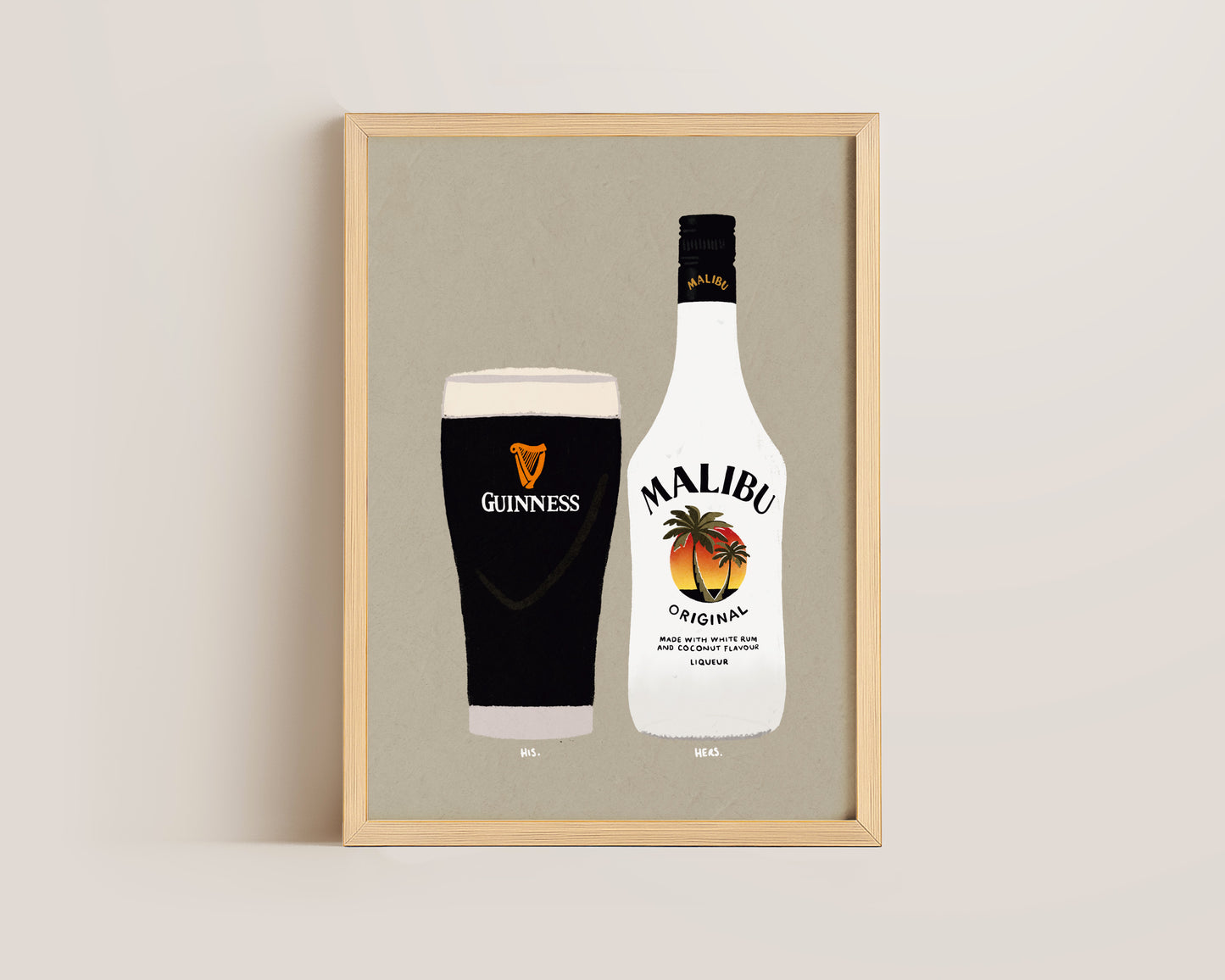 Guinness & Malibu Print