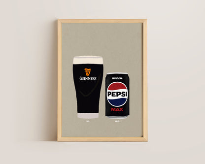 Guinness & Pepsi Max Print