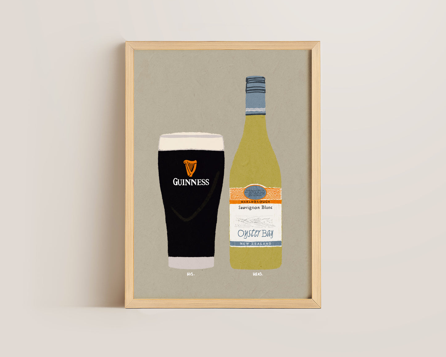 Guinness & Oyster Bay Print