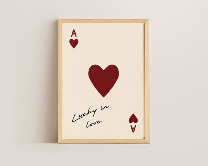 Lucky In Love Print