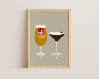 Madri & Espresso Martini Print