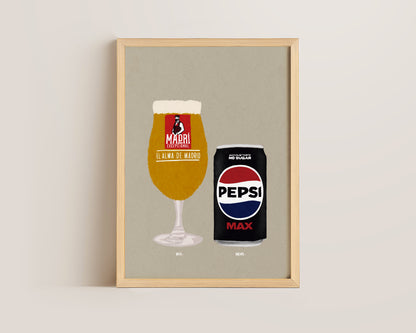 Madri & Pepsi Max Print