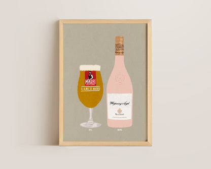 Madri & Whispering Angel Print