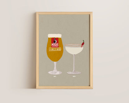 Madri & Spicy Marg Print