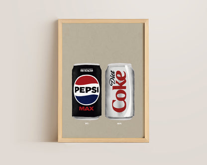 Pepsi Max & Diet Coke Print