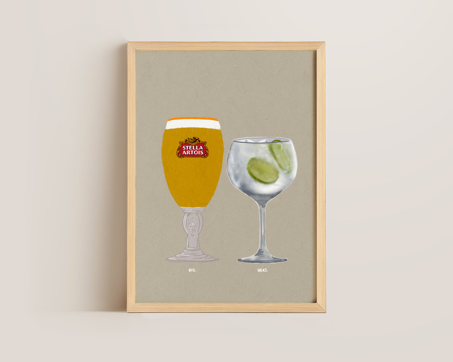 Stella & Gin & Tonic Print