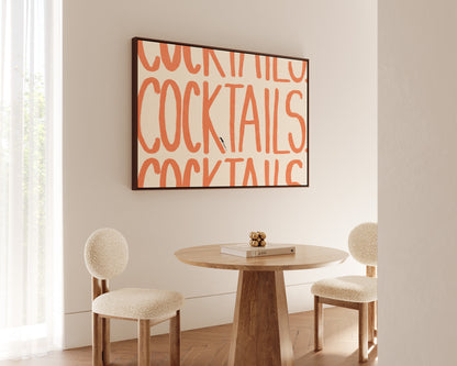 Cocktails Canvas