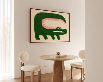 Crocodile Canvas