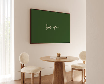 Love You Canvas