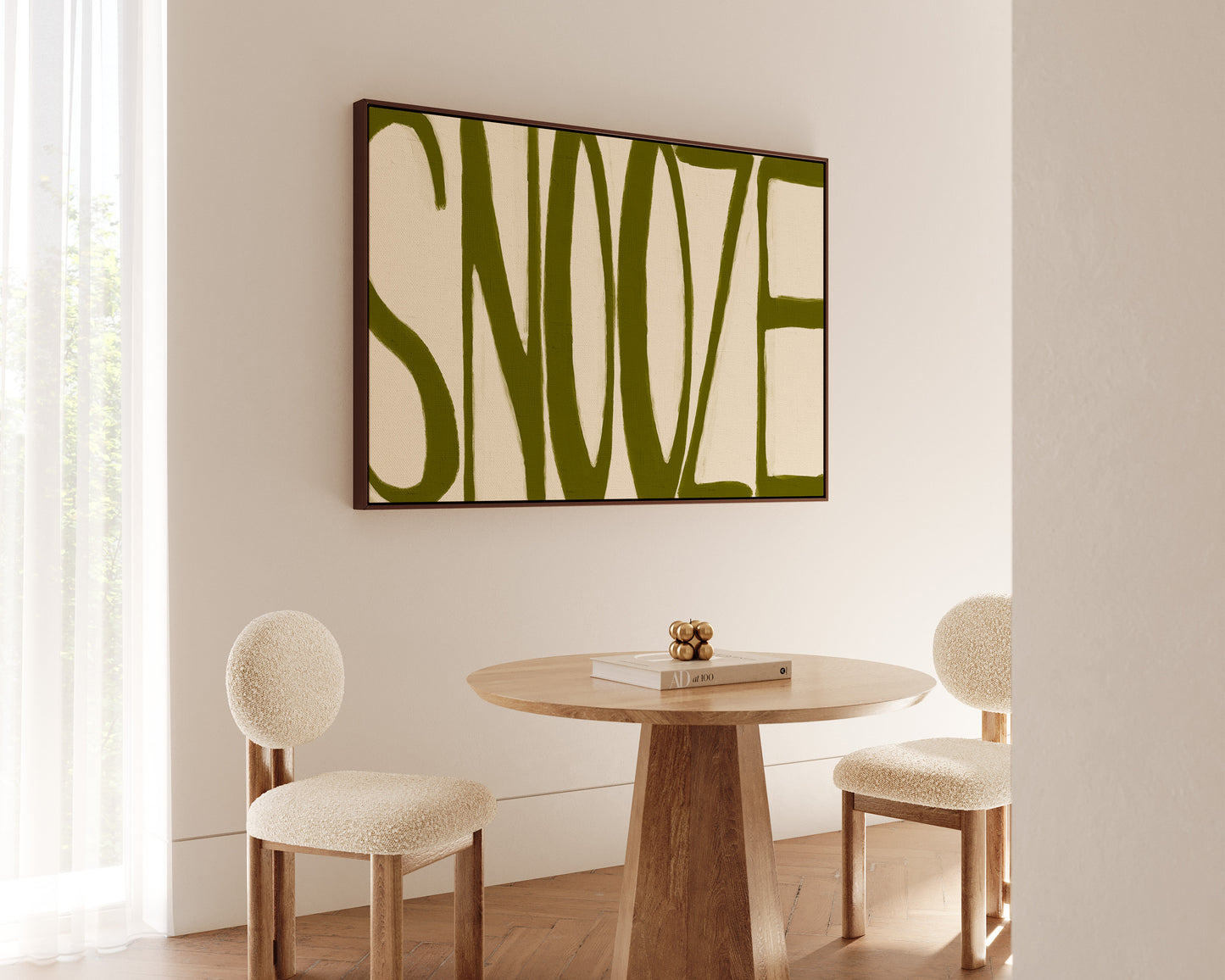 Snooze Olive Canvas