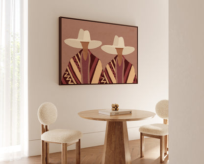 The Twins Canvas