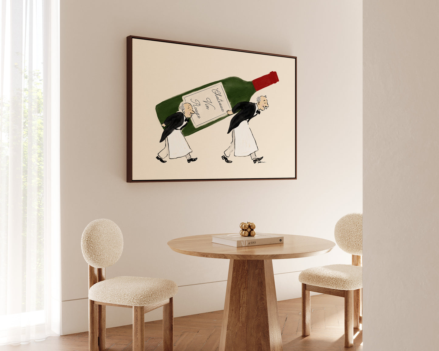 The Wine Waiters Canvas