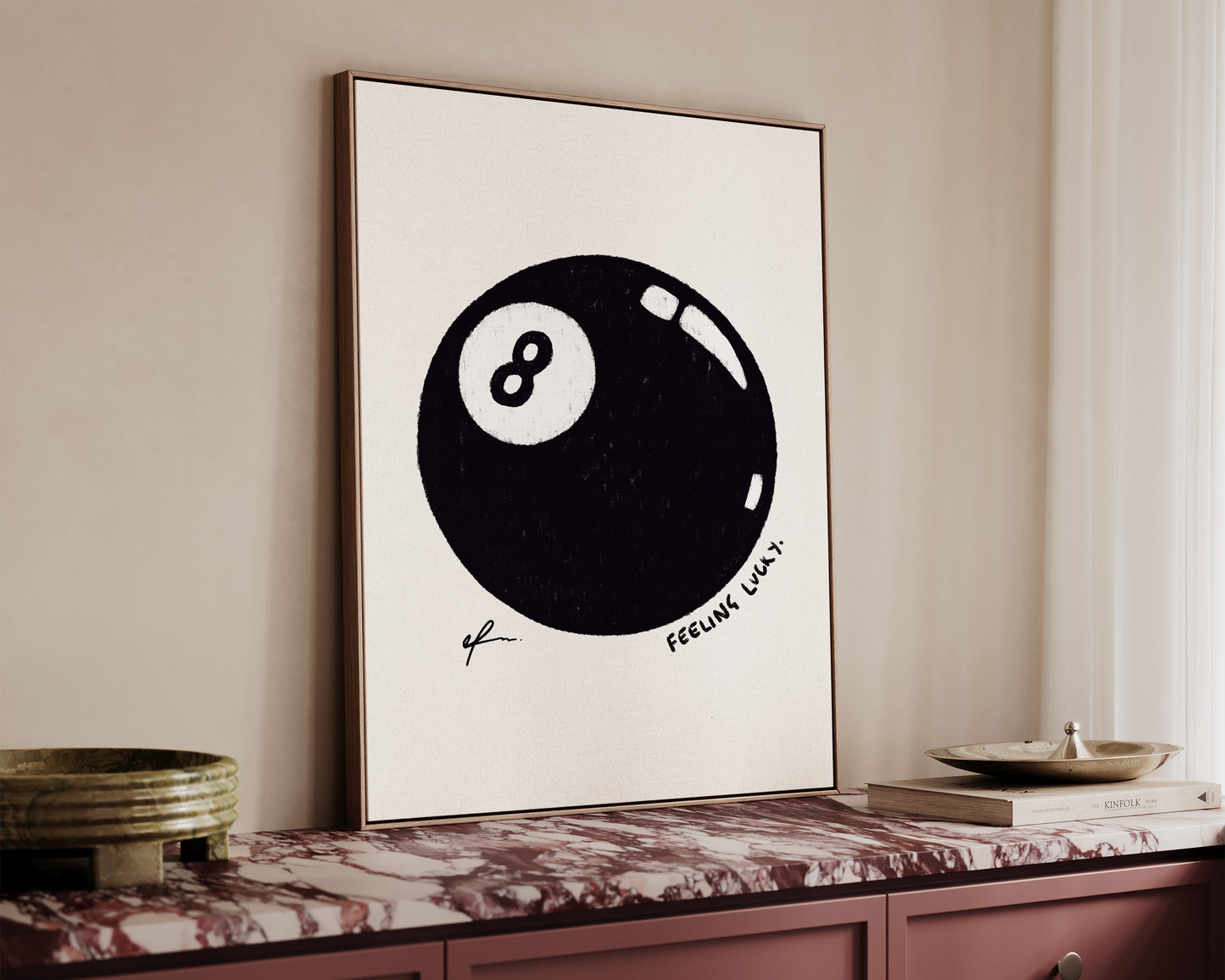 8 Ball Canvas